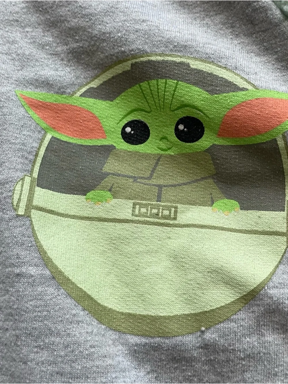 Star Wars The Mandalorian Grogu Baby Yoda Sherpa Hoodie, M‎